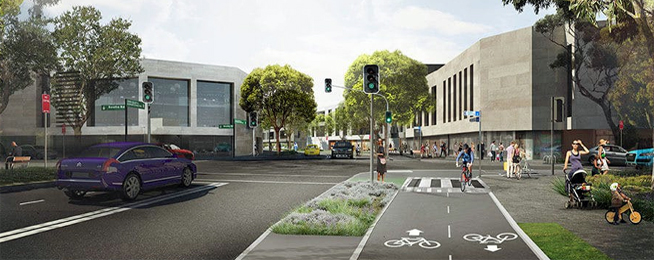 Geddes St cycleway proposal