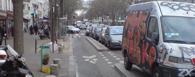 Paris bike lane