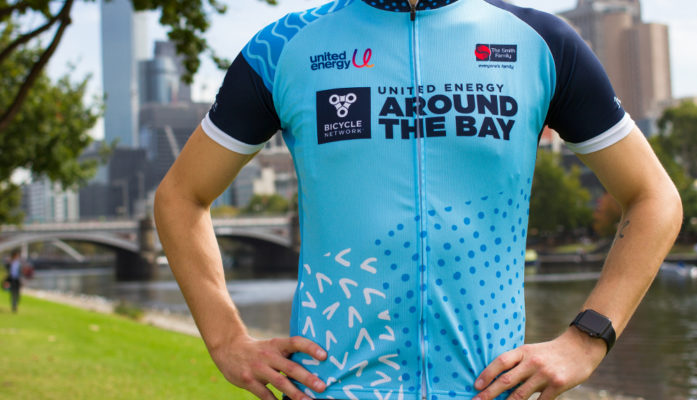 United Energy Around the Bay 2019 jersey (front)