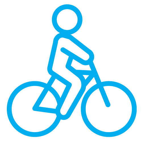 Bike rider icon