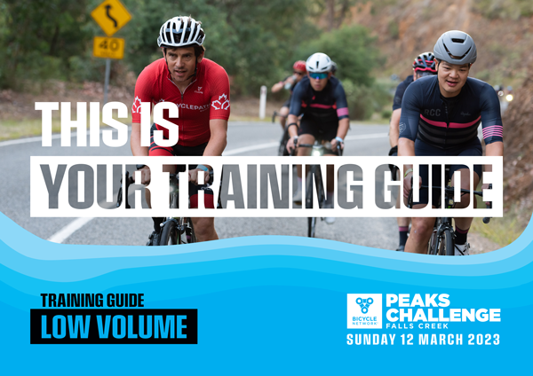 Peaks Challenge 2023 Training Guide - Low Volume