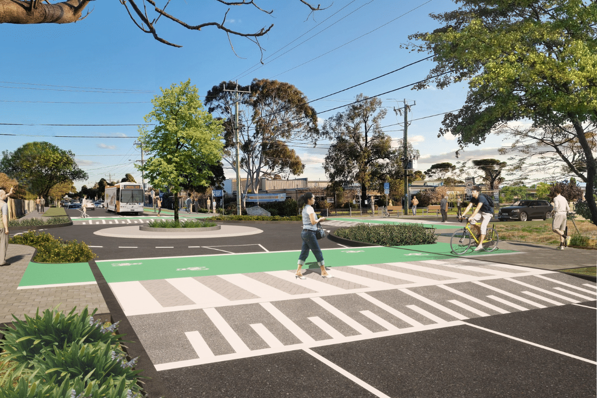 Borough builds safer pedestrian crossing on busy Queenscliff street