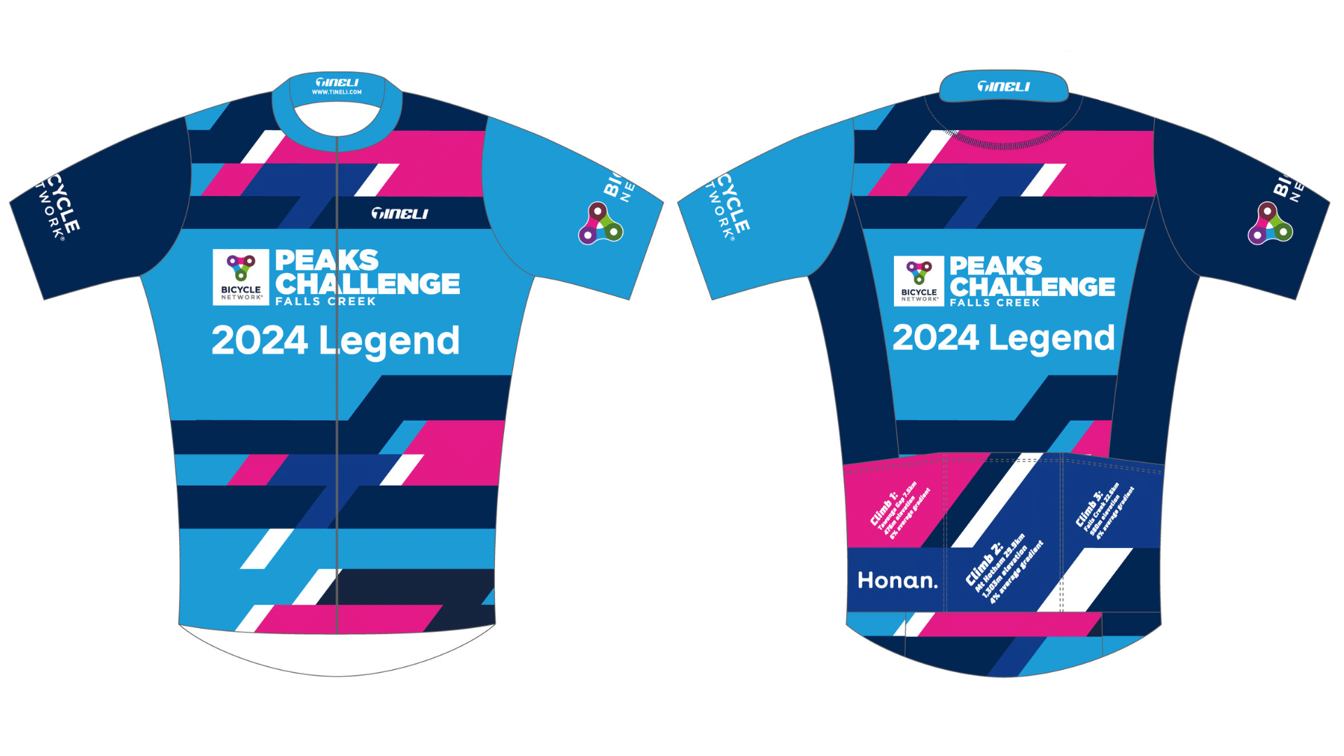 Peaks Challenge 2024 - Fundraiser kit - Short sleeve jersey