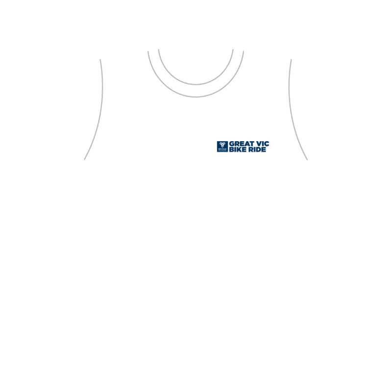 Great Vic Bike Ride 2024 - Commemorative T-shirt (front)