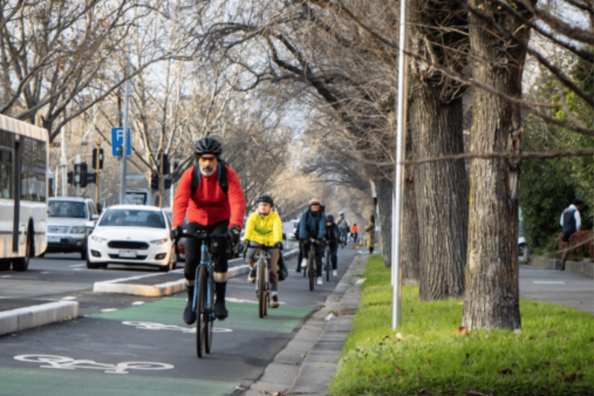 St Kilda Road bike lane closures Bicycle Network