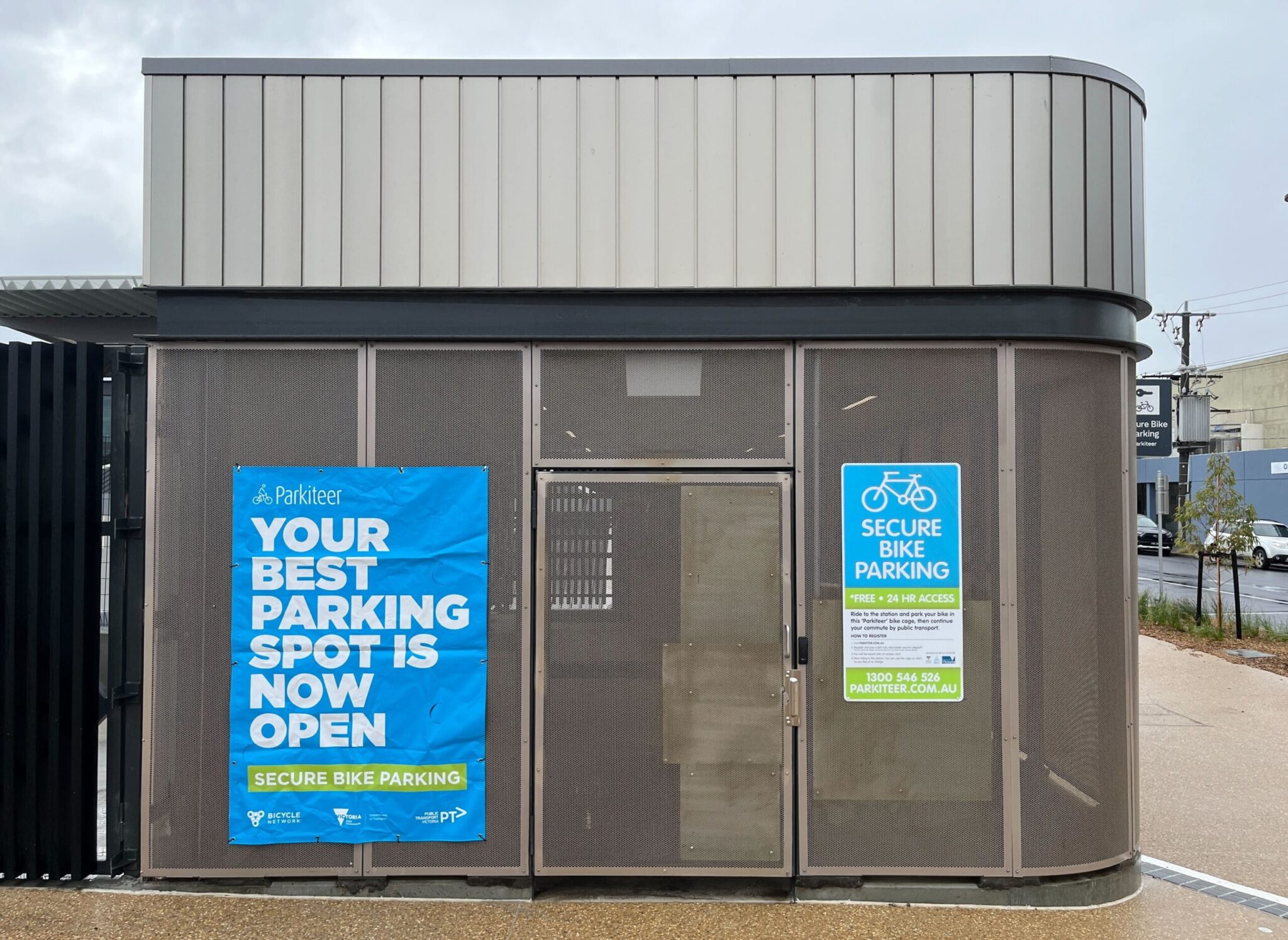 New Parkiteer at Glen Huntly, Thornbury and Hampton stations Bicycle Network